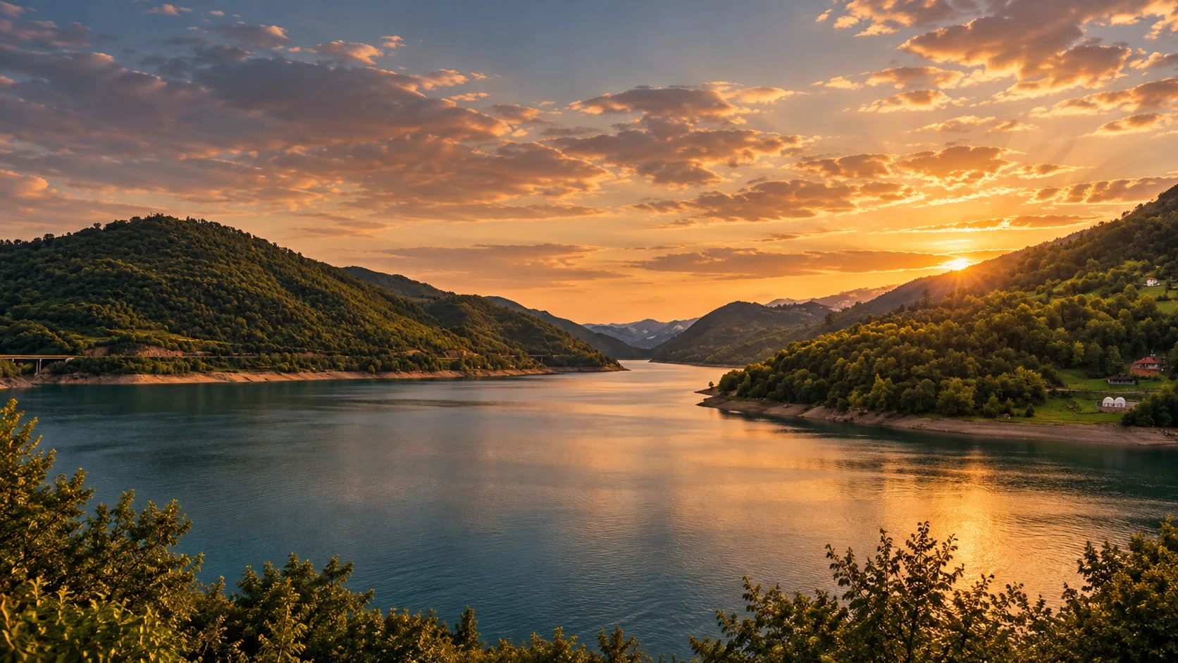 Lake Ujman / Gazivoda, beyond Mitrovica